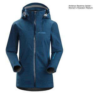 Arc'teryx Ravenna Jacket Poseidon Medium NWOT